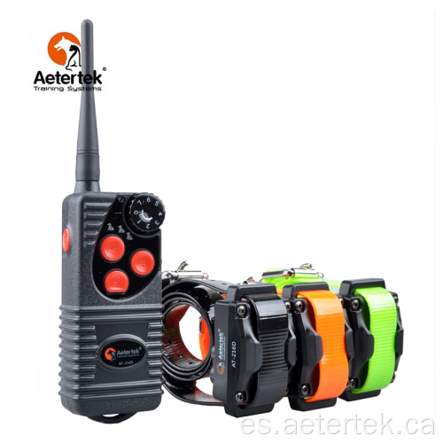 Aetertek AT-216D entrenador de parada de ladridos con 3 receptores